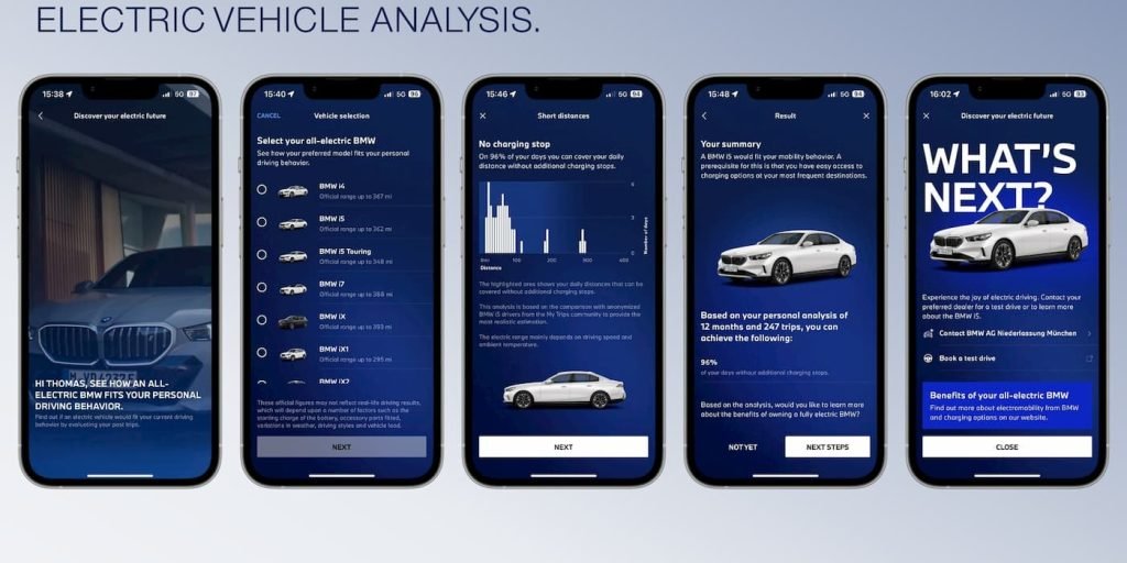 Aplicativo BMW EV