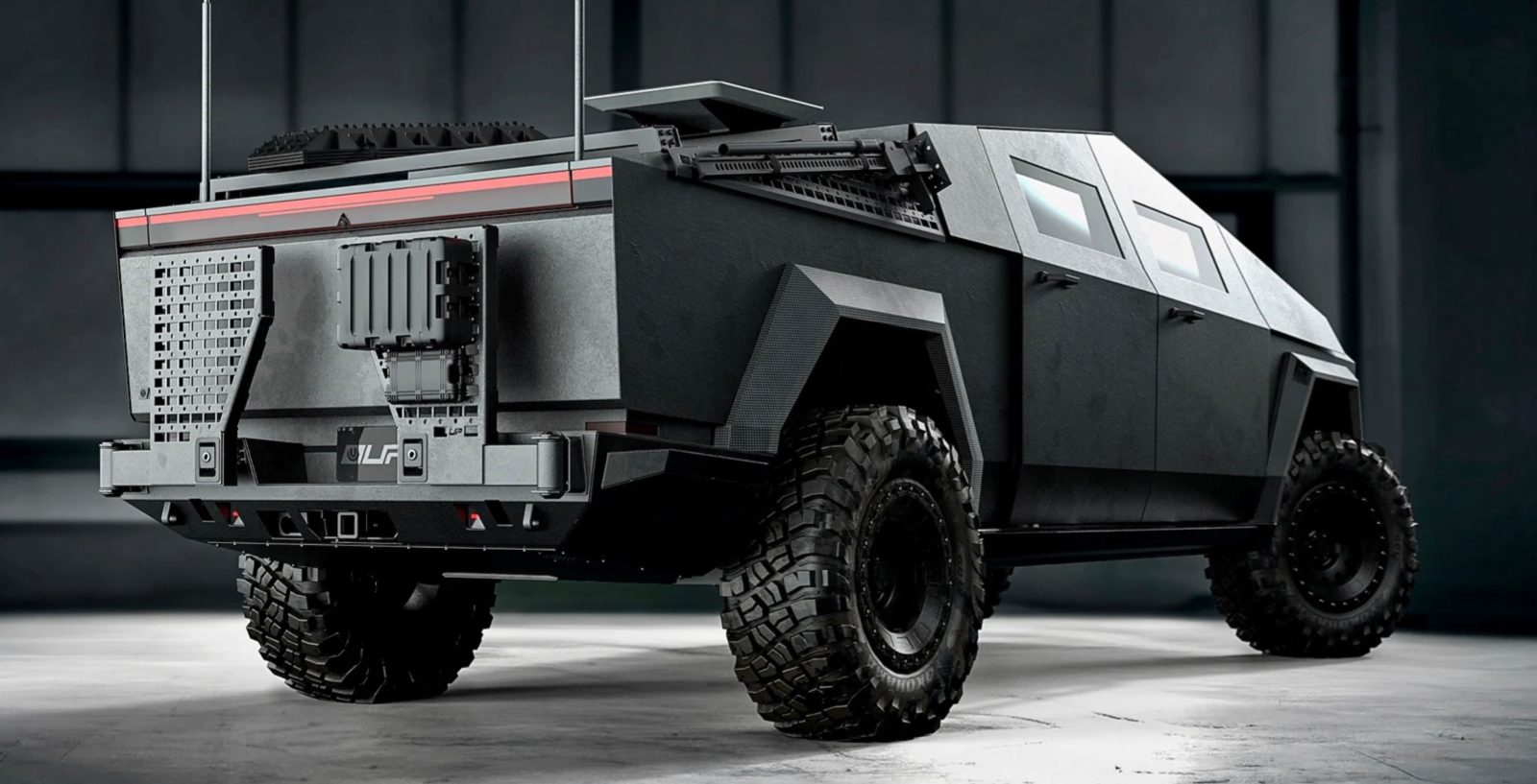 Tesla Cybertruck tanque militar