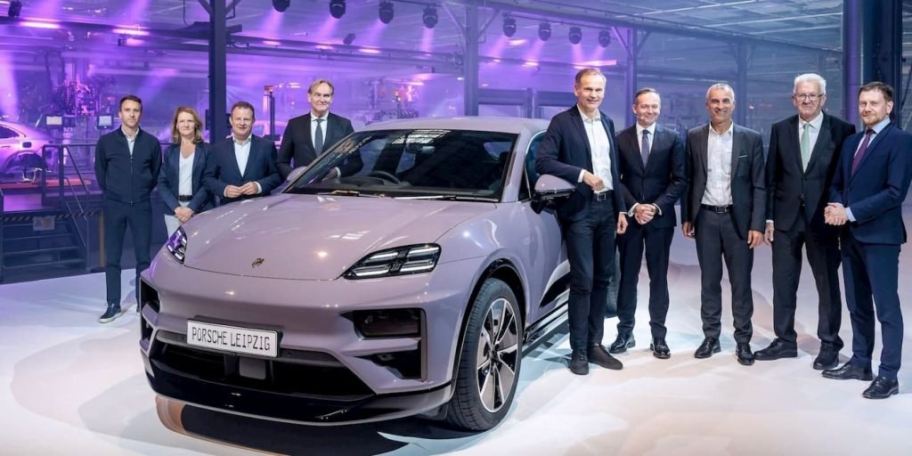 Mudança da Porsche para veículos elétricos