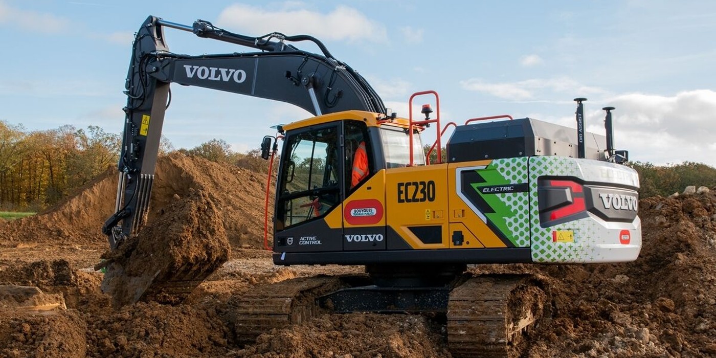 Volvo EC230 Electric estreia na França com parceria sustentável