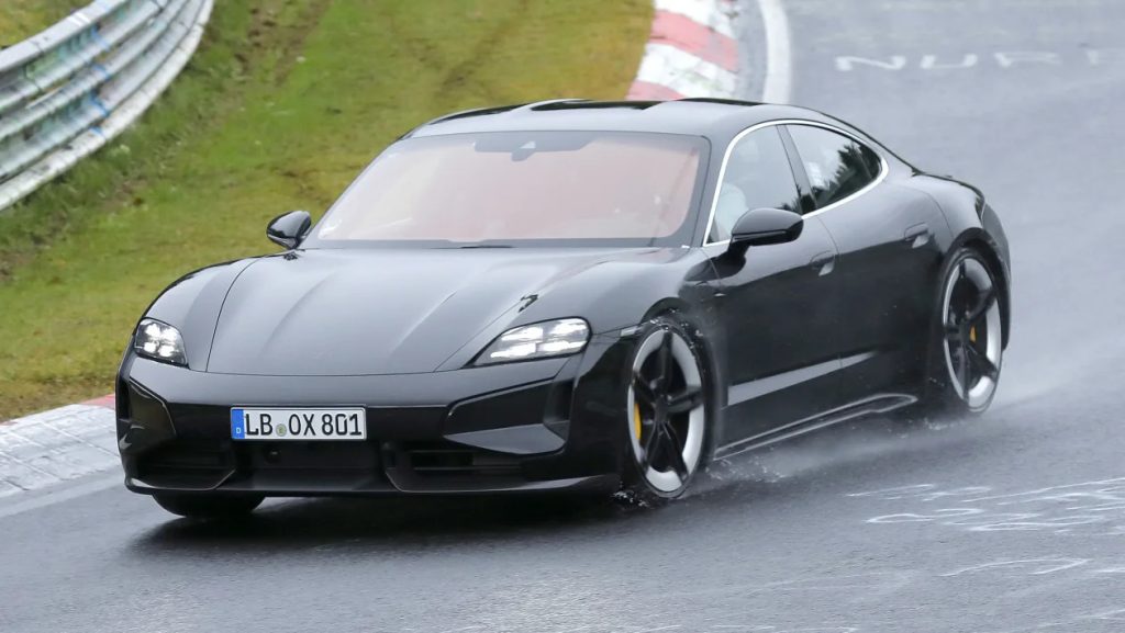 Atualização do Porsche Taycan