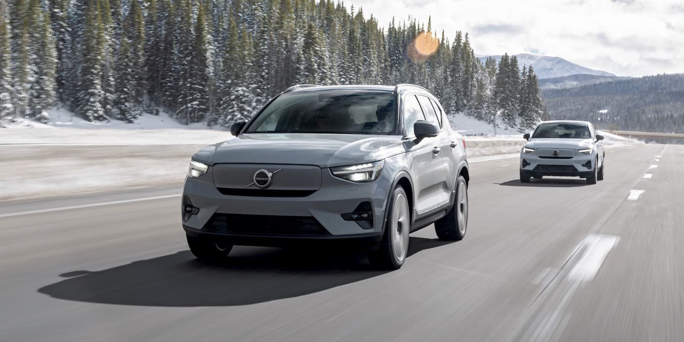 Crescimento de vendas de veículos elétricos Volvo