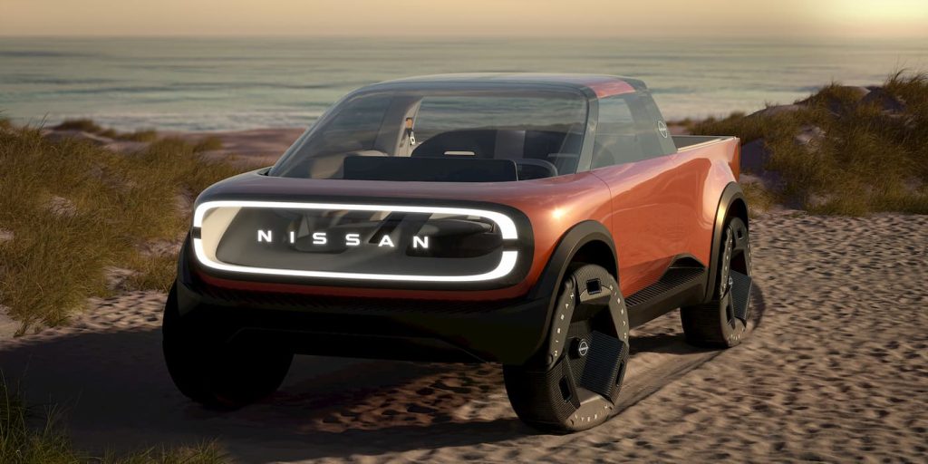 Nissan-médio-tamanho-EV-pickup