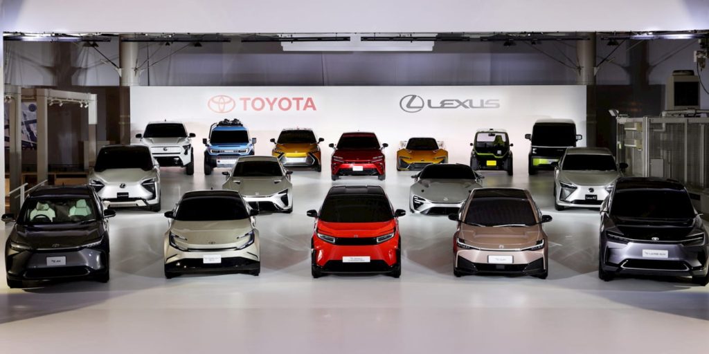 Fornecedores de produção de veículos elétricos Toyota