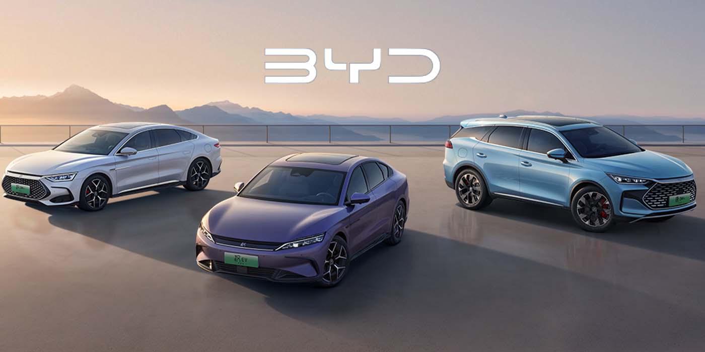 BYD EVs – uma marca chinesa popular que um dia poderá ter sucesso nos EUA / Fonte: BYD