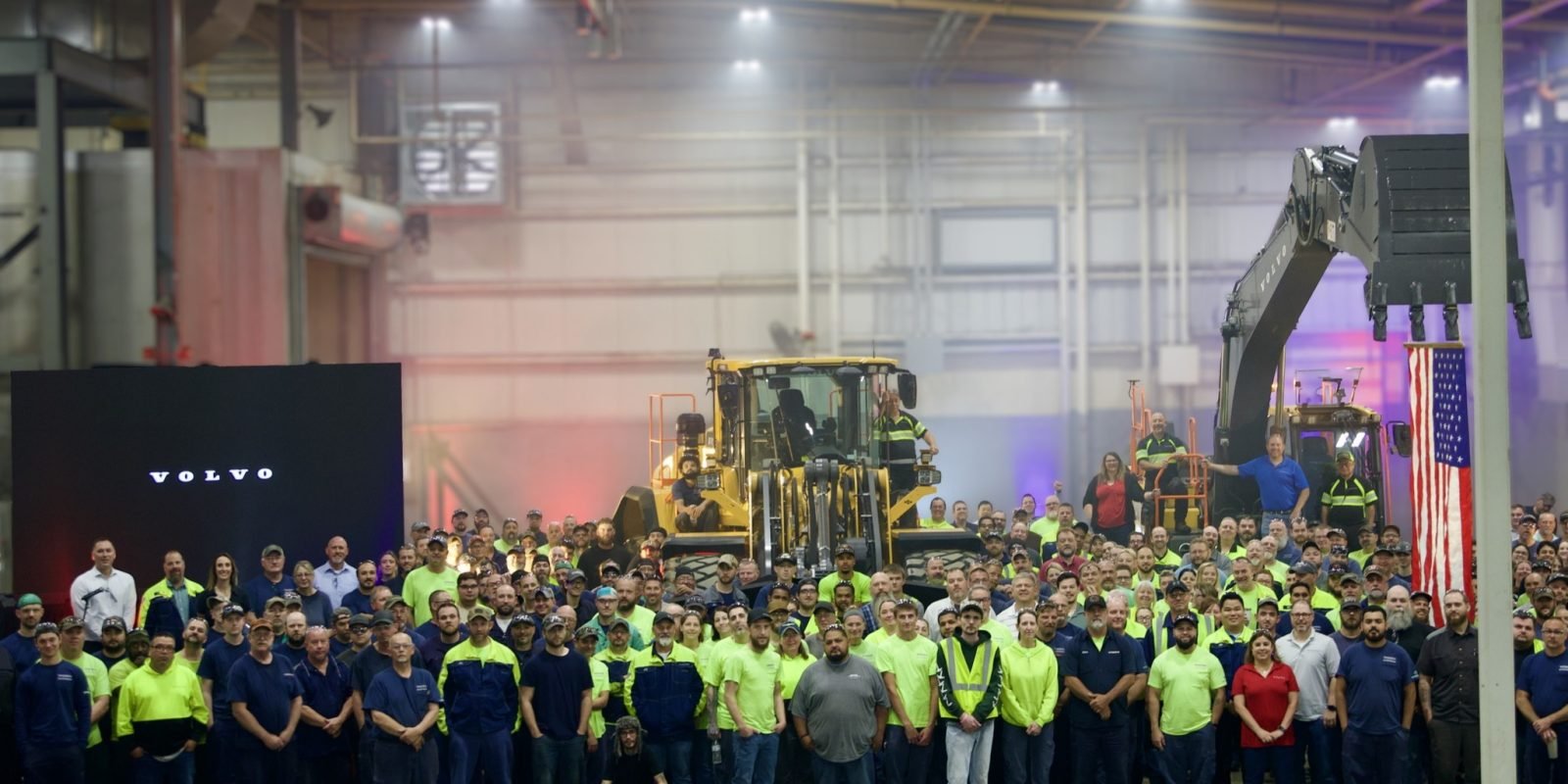 Equipamento de construção da Volvo para expandir a produção na América do Norte