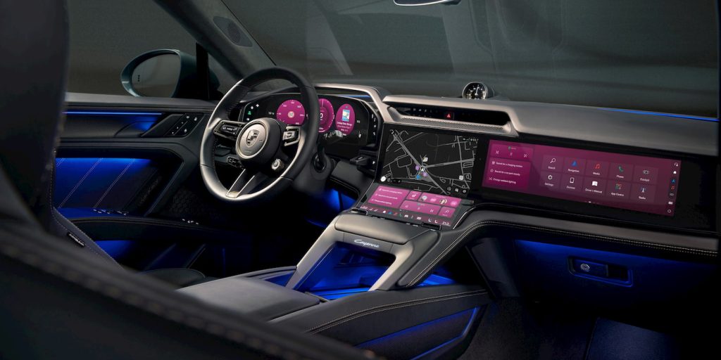 Porsche-Cayenne-EV-interno-screens
