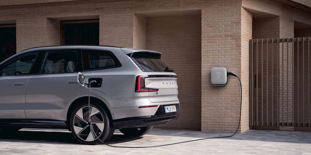 Carregamento de veículos elétricos sem Volvo